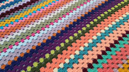 Granny Stripe Blanket