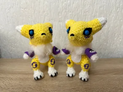 Renamon amigurumi