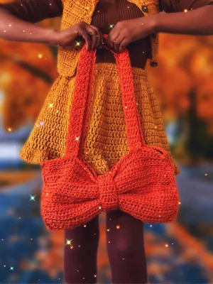 The Dream Bow Crochet Bag.