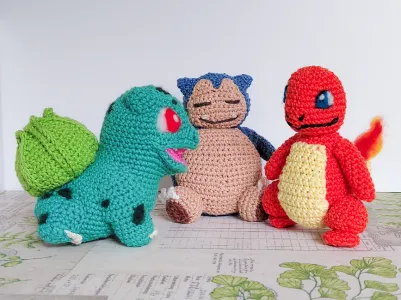 POKEBUNDLE: Bulbasaur, Snorlax, and Charmander