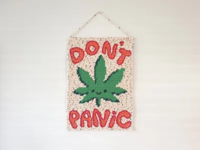 Don\'t Panic Wall Hanging