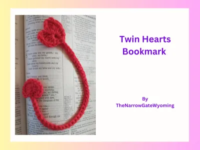 Twin Hearts bookmark