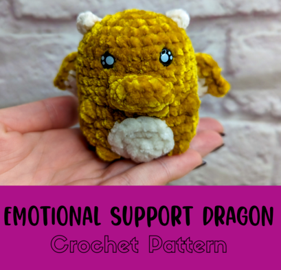 Emotional Support Dragon: Crochet pattern | Ribblr