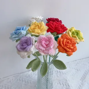 How to Crochet Angled Rose