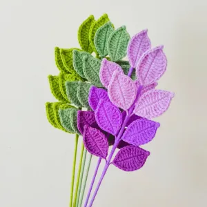 How  to  Crochet Simple Leaves