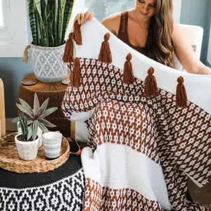 Desert Dunes Mosaic Blanket