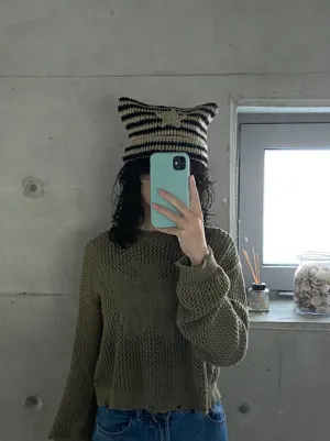 Star Cat Beanie