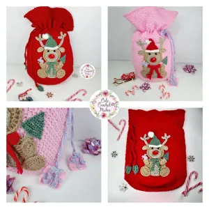 Christmas Reindeer Sack