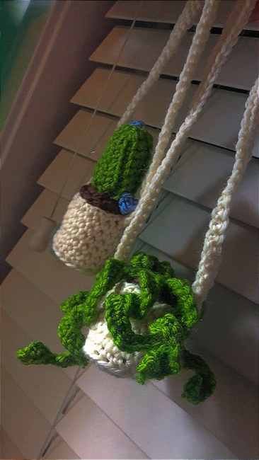 Crochet Car Hanging Plant Patterns