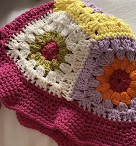 Granny square bucket hat