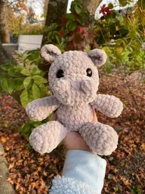 Hippo Crochet Pattern