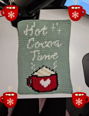 Hot cocoa tapestry pattern and graph