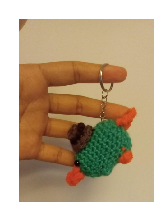 Roller Skate Key Chain: Crochet pattern