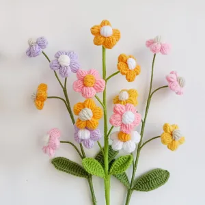 How to Crochet Puff Flower