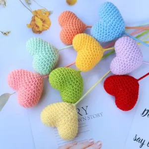 How to Crochet Love Heart Flower