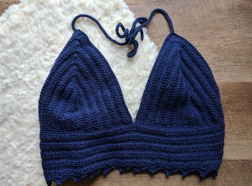 Crochet Halter Beach Bralette