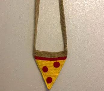 Crochet Pizza Bag