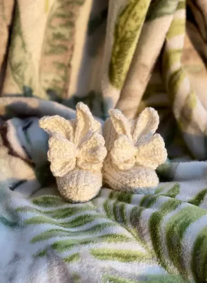 Baby bunny booties