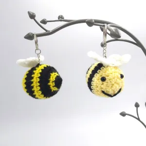 Baby Bee Keychain Crochet Pattern