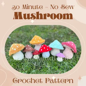 30 Minute No-Sew Mushroom