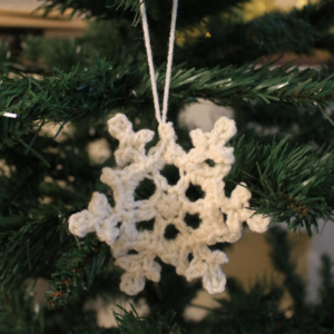 Crochet Snowflake Written Pattern, Crochet Snowflake, Crochet Snowflake Ornament, Christmas Crochet, Brunaticality