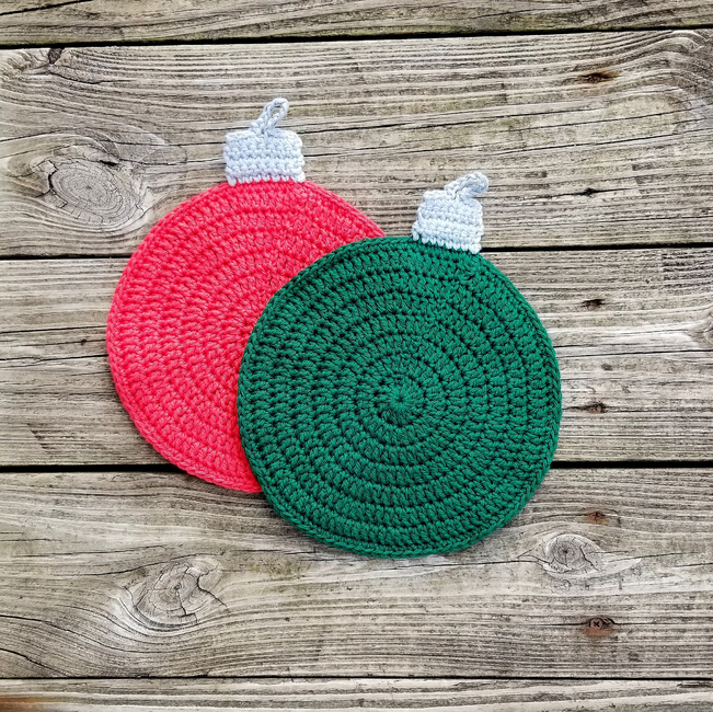 Circular Potholders  The Caped Crocheter