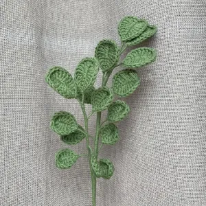 How to Crochet Broad Eucalyptus Leaves