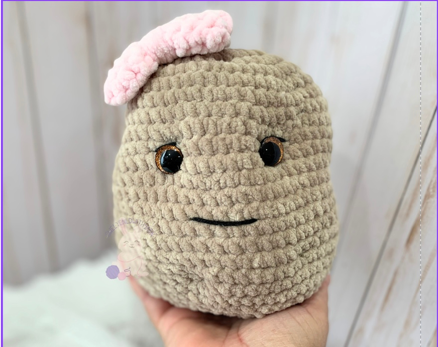 Positive Potato free crochet pattern tutorial for beginners. Best