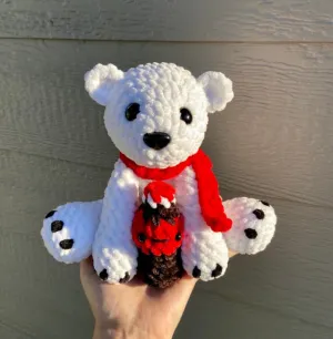 Low-Sew Polar Bear w/ Soda Pop & Scarf Accessories