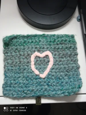 Heart potholder