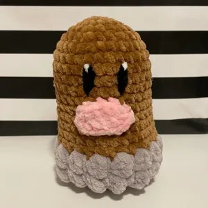 Diglett Pokemon Plushie