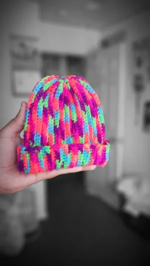 Crochet Beanie - 0-3 Months