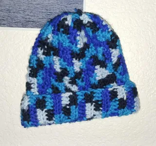 Crochet Beanie - 3-6 months