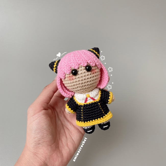Amigurumis PATTERN Chibi Anime Crochet Doll, Character Galencaixe - Etsy