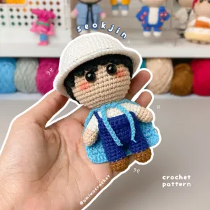 SEOKJIN BTS SUPER TUNA  CROCHET PATTERN