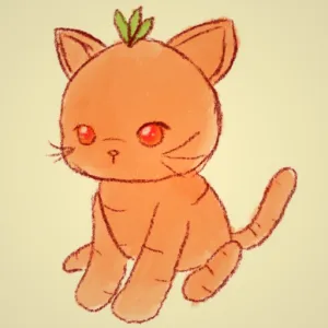 Carrot kitten