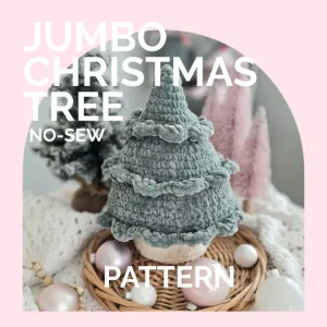 Christmas Tree | CROCHET PATTERN | No Sew | Jumbo Plushie