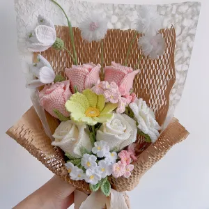 6 in 1 Gesang flower Crochet Bouquet