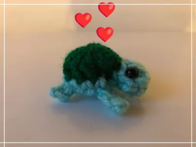 Low-sew Crochet Baby Turtle