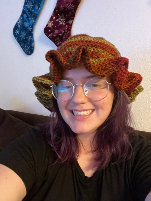 FREE Ruffle Bucket Hat: Crochet pattern