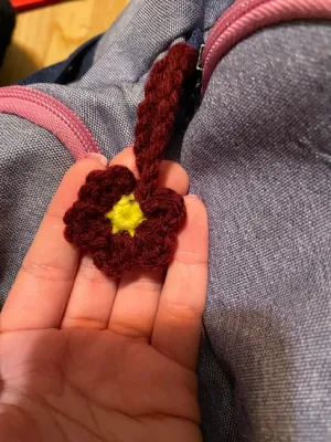 Flower keychain!!