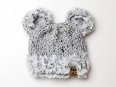 Fur Edge Bear Ears Hat