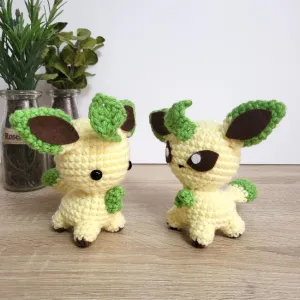 Leafeon amigurumi