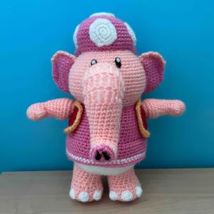 Elephant Toadette Amigurumi Pattern