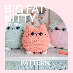 Cat | CROCHET PATTERN | No Sew | Big Fat Kitty