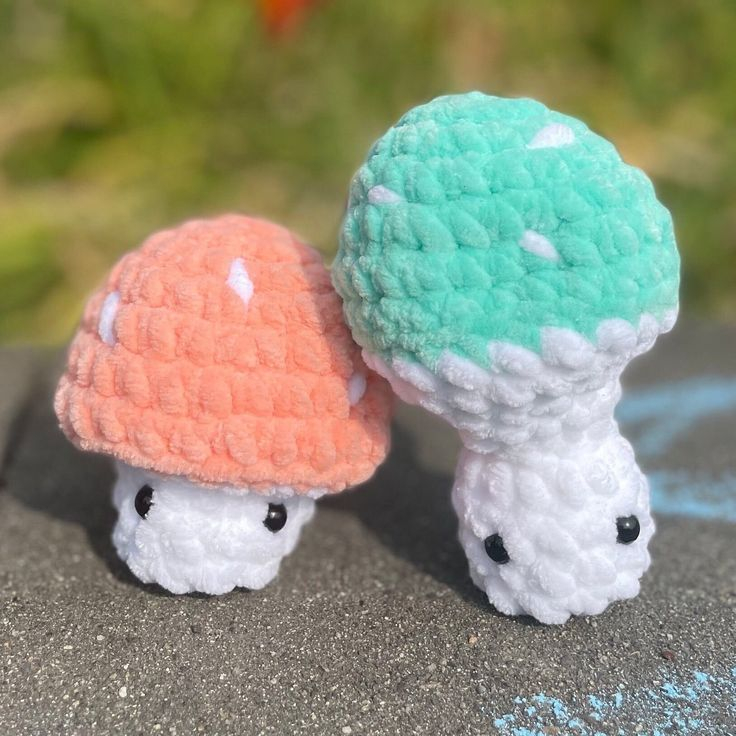 Light up little crochet mushroom! : r/crochet