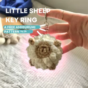 Little Sheep Key Ring