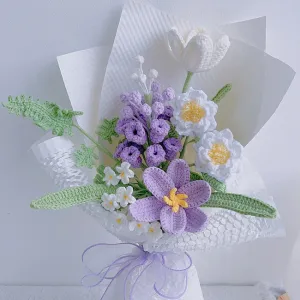 5 in 1 Muscari Crochet Flower Bouquet