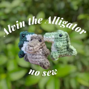 Alvin the Mini Alligator (no sew)