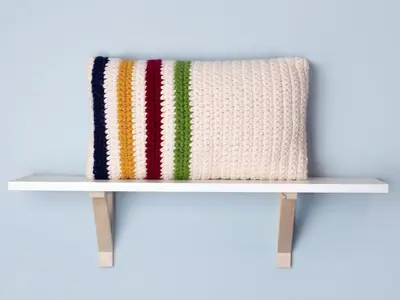 Classic Canadian Hudson Bay Stripe Pillow